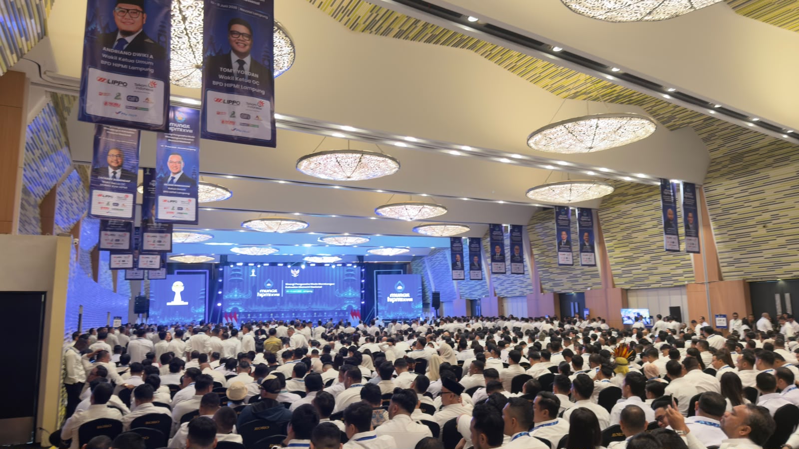 Ribuan Kader HIPMI “Dobrak pintu” Antusiasme Munas XVIII HIPMI 2026 di Lampung